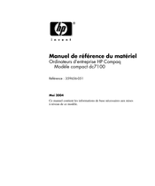 HP compact dc7100 Manuel De Référence Du Matériel