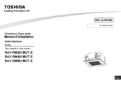 Toshiba RAV-RM401MUT-E Manuel D'installation