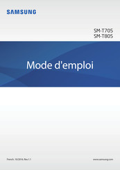 Samsung SM-T705 Mode D'emploi