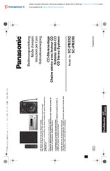 Panasonic SC-PMX92 Mode D'emploi
