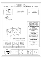 MARCKERIC MILENA 16228 Notice De Montage