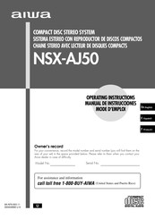 Aiwa NSX-AJ50 Mode D'emploi