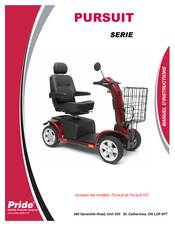 Pride Mobility Products Pursuit HD Manuel D'instructions