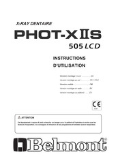 Belmont PHOT-XIIS 505 LCD Instructions D'utilisation