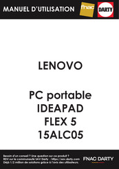 Lenovo IdeaPad Flex 5 14ALC05 Guide D'utilisation