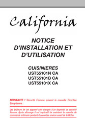 California UST55101B CA Notice D'installation Et D'utilisation