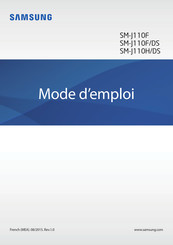 Samsung SM-J110F/DS Mode D'emploi