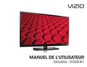 Vizio D320-B1 Manuel De L'utilisateur