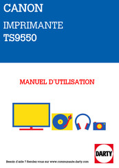 Canon TS9550 Manuel En Ligne