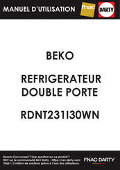 Beko RDNT200 Série Manuel D'utilisation
