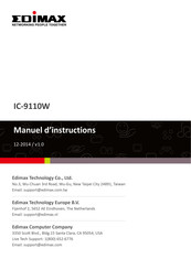 Edimax IC-9110W Manuel D'instructions