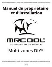 MrCool Multi-zones DIY-MULTI3-27HP230 Manuel Du Propriétaire Et D'installation