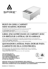 Spire 770-0024B Instructions D'installation Et Guide D'utilisation Et D'entretien