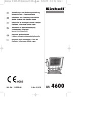 EINHELL 23.332.00 Instructions De Montage Et Mode D'emploi