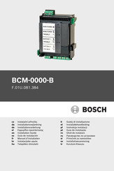 Bosch F.01U.081.384 Manuel D'installation