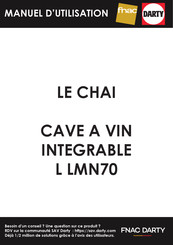 Le Chai LM180 Notice D'utilisation