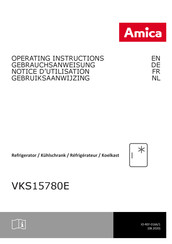 Amica VKS15780E Notice D'utilisation