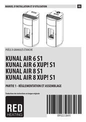 Red Heating KUNAL AIR 6 XUP! S1 Manuel D'installation Et D'utilisation