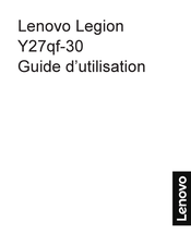 Lenovo Legion Y27qf-30 Guide D'utilisation