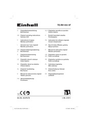 EINHELL 42.579.78 Instructions D'origine