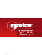 norbar TTs6.0 Mode D'emploi