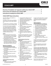 Oki CX2633 MFP Directives D'installation