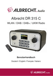 Albrecht Audio DR 315 C Guide D'utilisateur