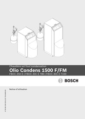 Bosch Olio Condens 1500 FM FBOC 25H E Notice D'utilisation