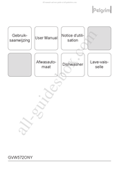 Pelgrim GVW572ONY Notice D'utilisation