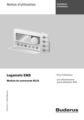 Buderus Logamatic EMS RC35 Notice D'utilisation