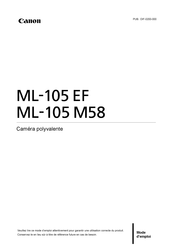 Canon ML-105 EF Mode D'emploi