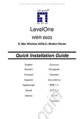 LevelOne WBR-6600 Guide D'installation Rapide