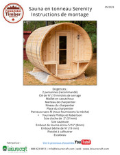 Canadian Timber Collection Serenity Instructions De Montage