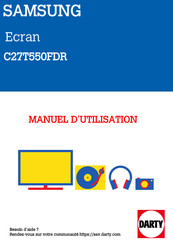 Samsung C27T550FDR Manuel De L'utilisateur