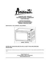 Avanti PO19C1B Manuel D'instructions