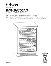 Zephyr bricas BWN24C02AG Guide D'utilisation, D'entretien Et D'installation