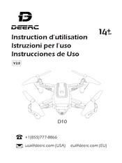 Deerc D10 Instructions D'utilisation