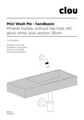 clou Mini Wash Me CL/03.08234 Notice De Montage