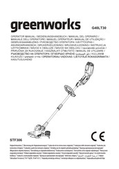 GreenWorks G40LT30 Manuel D'opérateur
