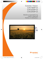 Caratec Vision CAV240P-D Notice D'utilisation