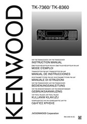 Kenwood TK-8360 Mode D'emploi