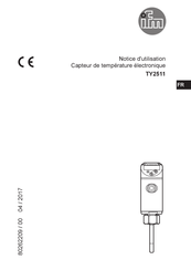 IFM Electronic TY2511 Notice D'utilisation