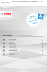Bosch BGS05X240 Mode D'emploi