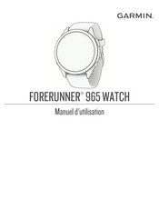 Garmin Forerunner 965 Watch Manuel D'utilisation