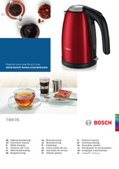 Bosch TWK78 Série Mode D'emploi