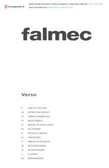 FALMEC Verso 85 Mode D'emploi