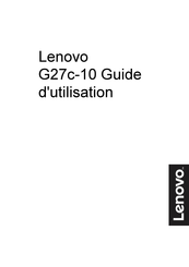 Lenovo G27c-10 Guide D'utilisation