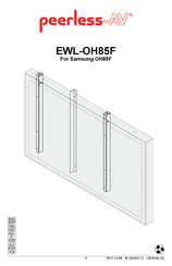 peerless-AV EWL-OH85F Instructions D'installation