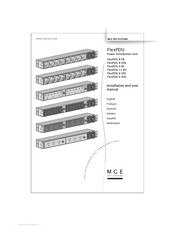 MGE UPS Systems FlexPDU 8 DIN Mode D'emploi