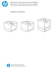 HP Color LaserJet Enterprise M554 Guide De L'utilisateur